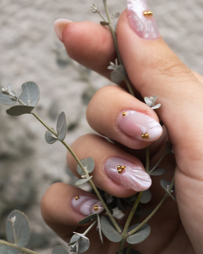 Nail art designs done by a Finenticee student
