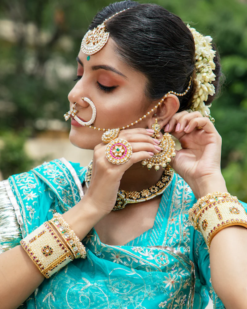 Portfolio photo of a student's party makeup look, Finenticee